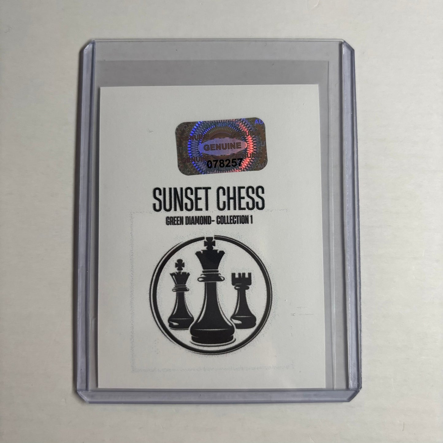 Green Diamond Collection 1 - Trading Card