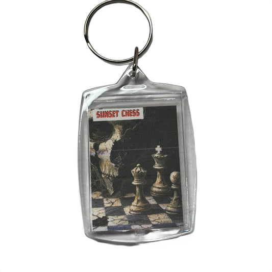 Broken Face - Chess  Photo Keychain