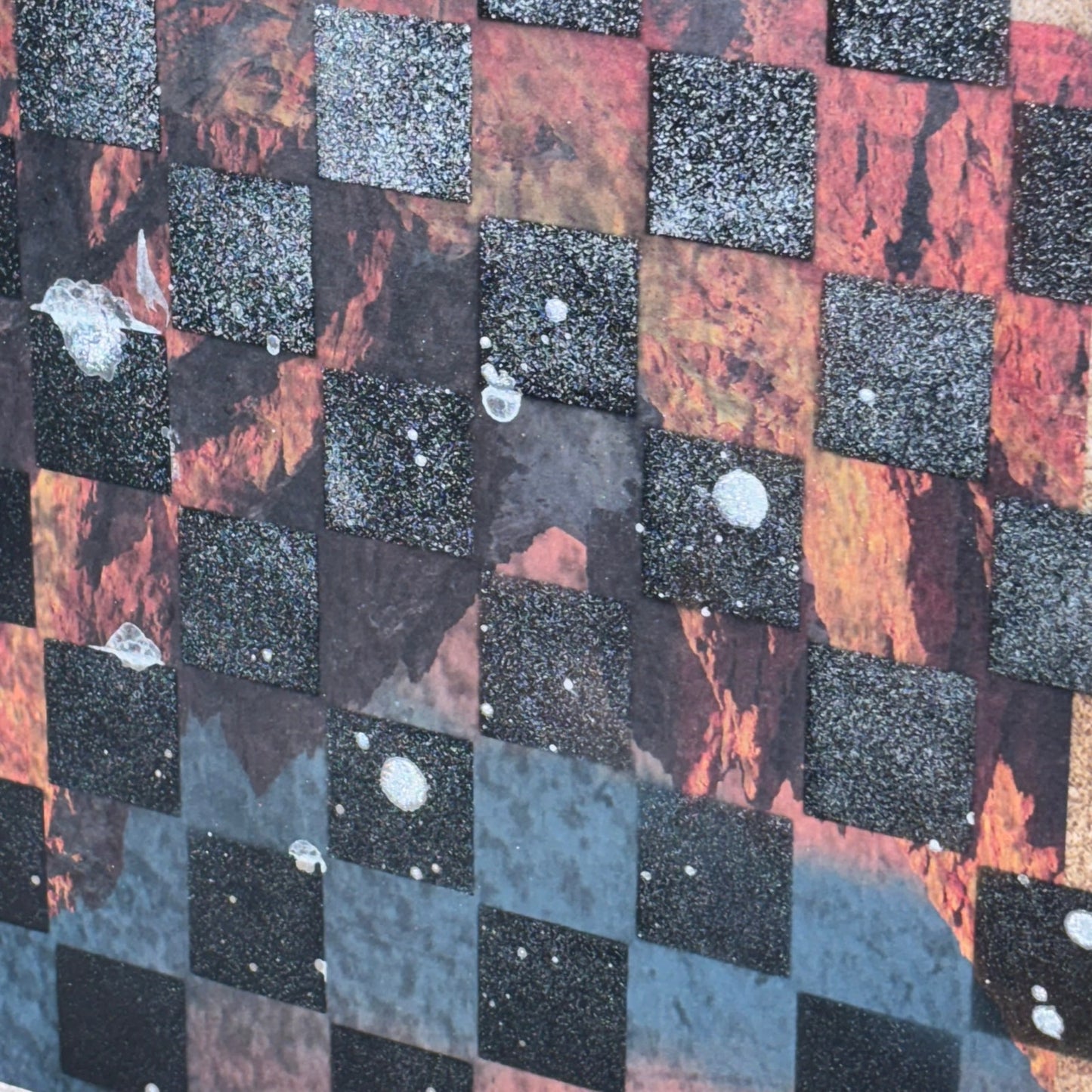 Vintage Canyon - Scrapbook Chess Board