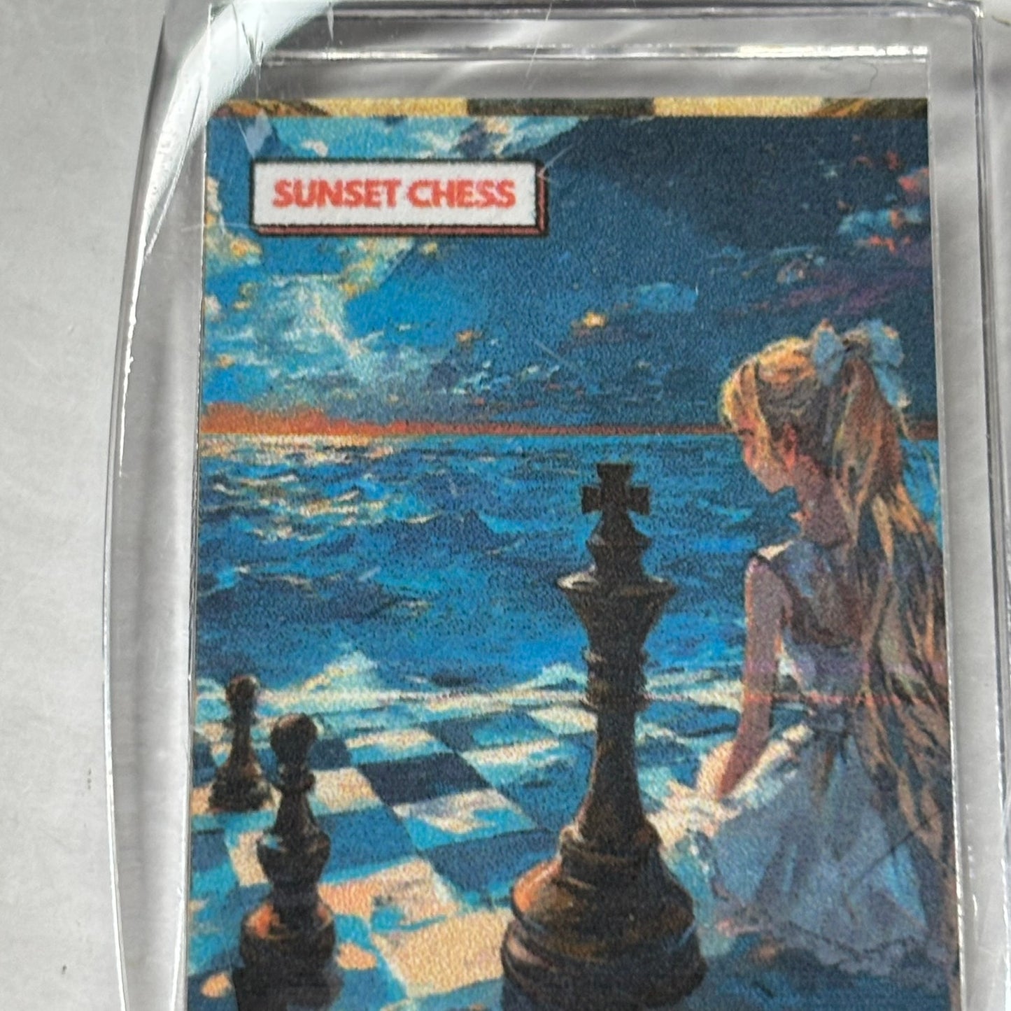 Stranded - Chess  Photo Keychain