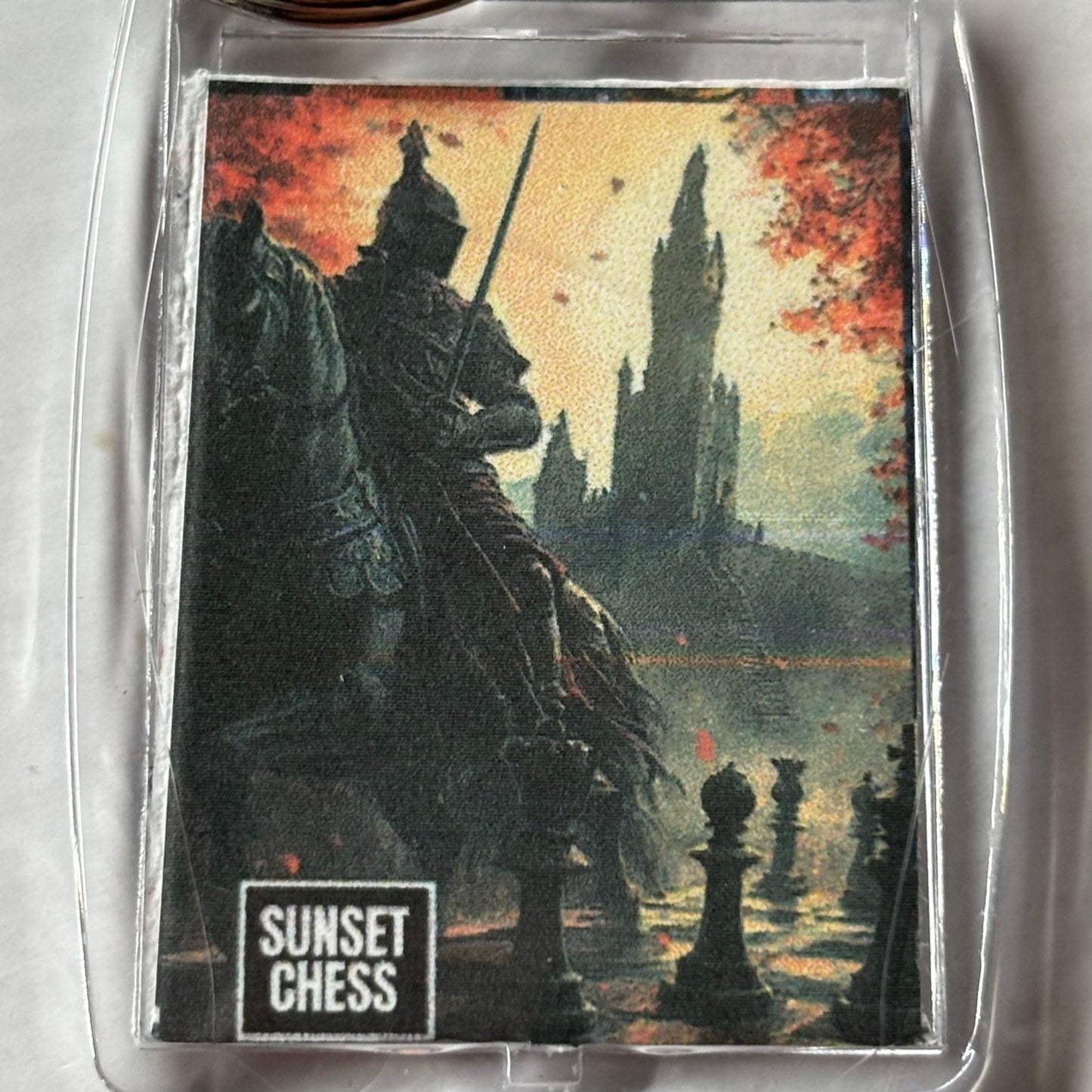Knights Journey - Chess  Photo Keychain