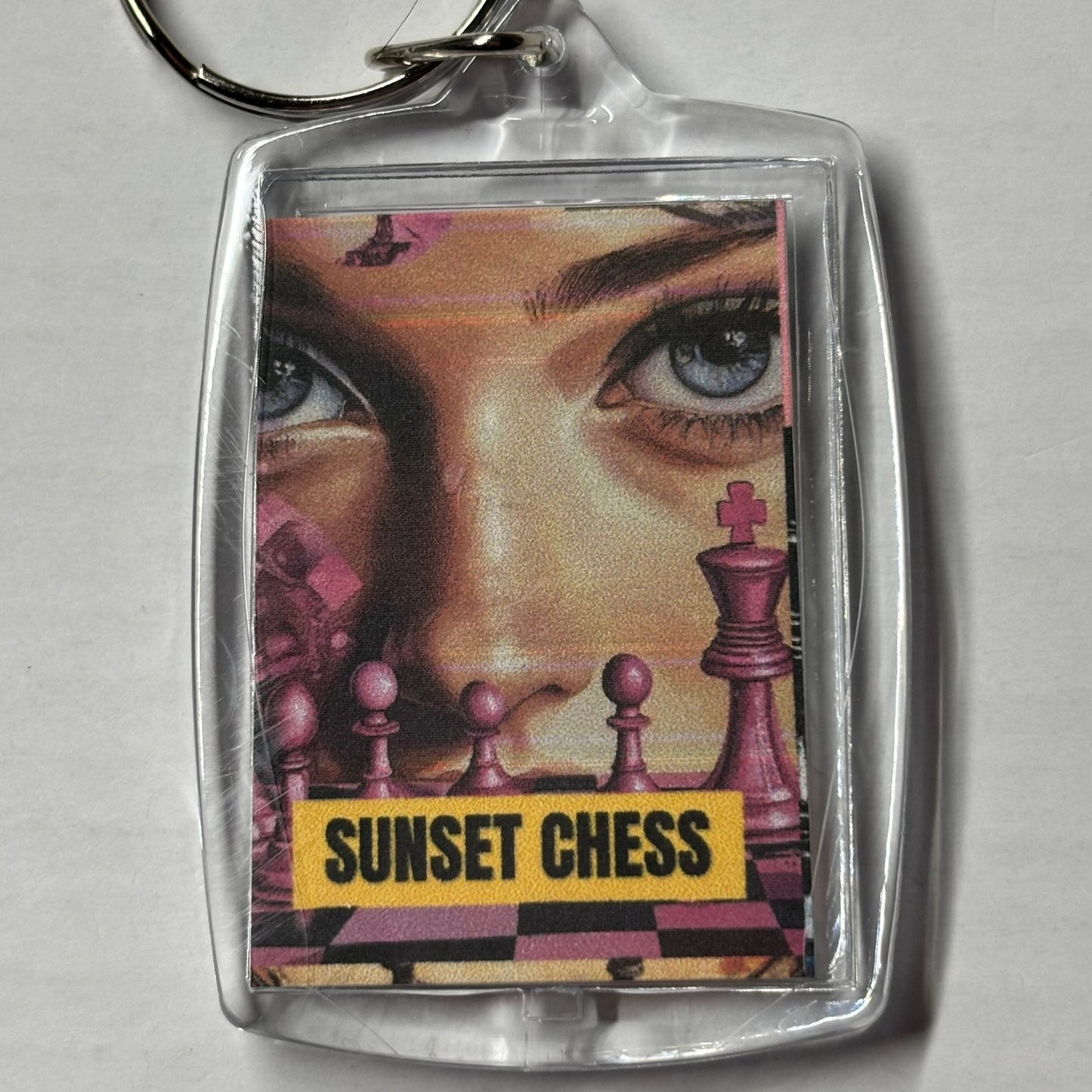 Behind The Eyes - Chess  Photo Keychain