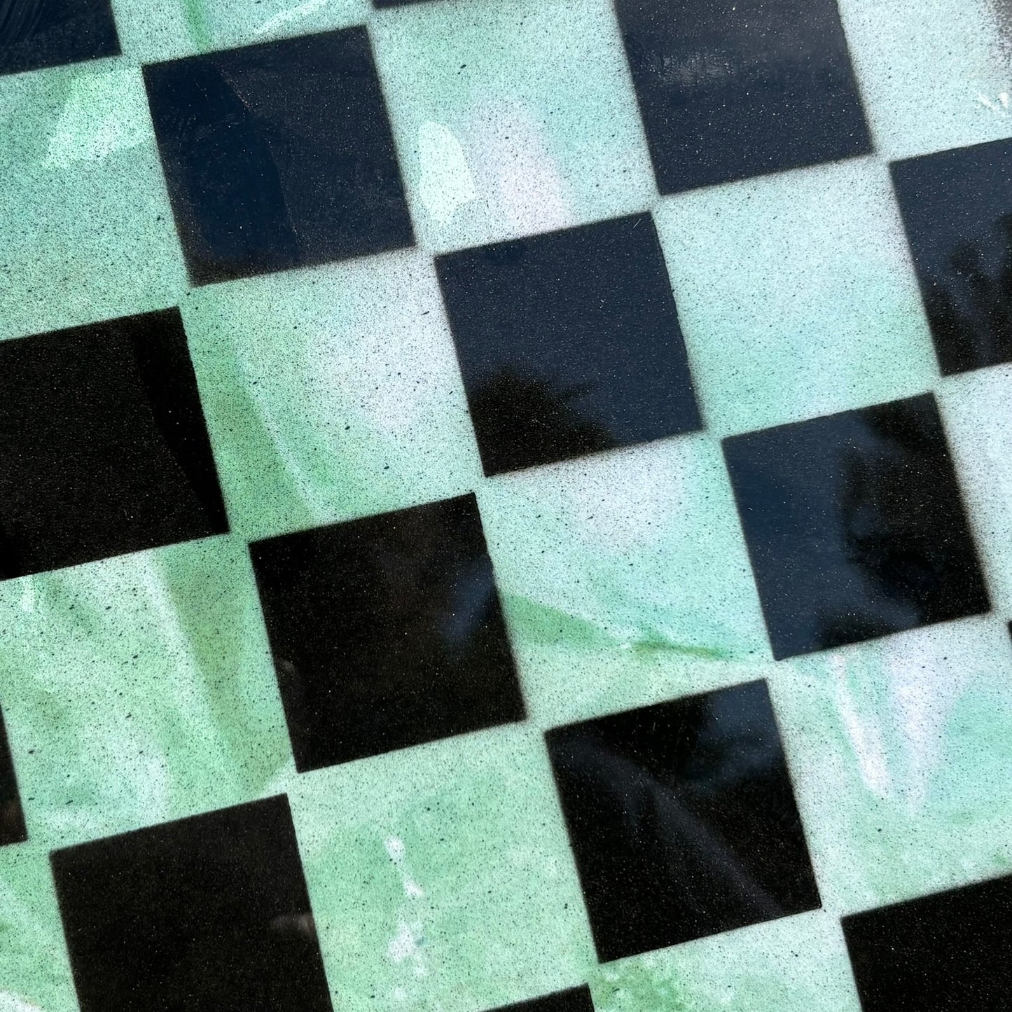 Green Lush - Resin Coated Chess Board