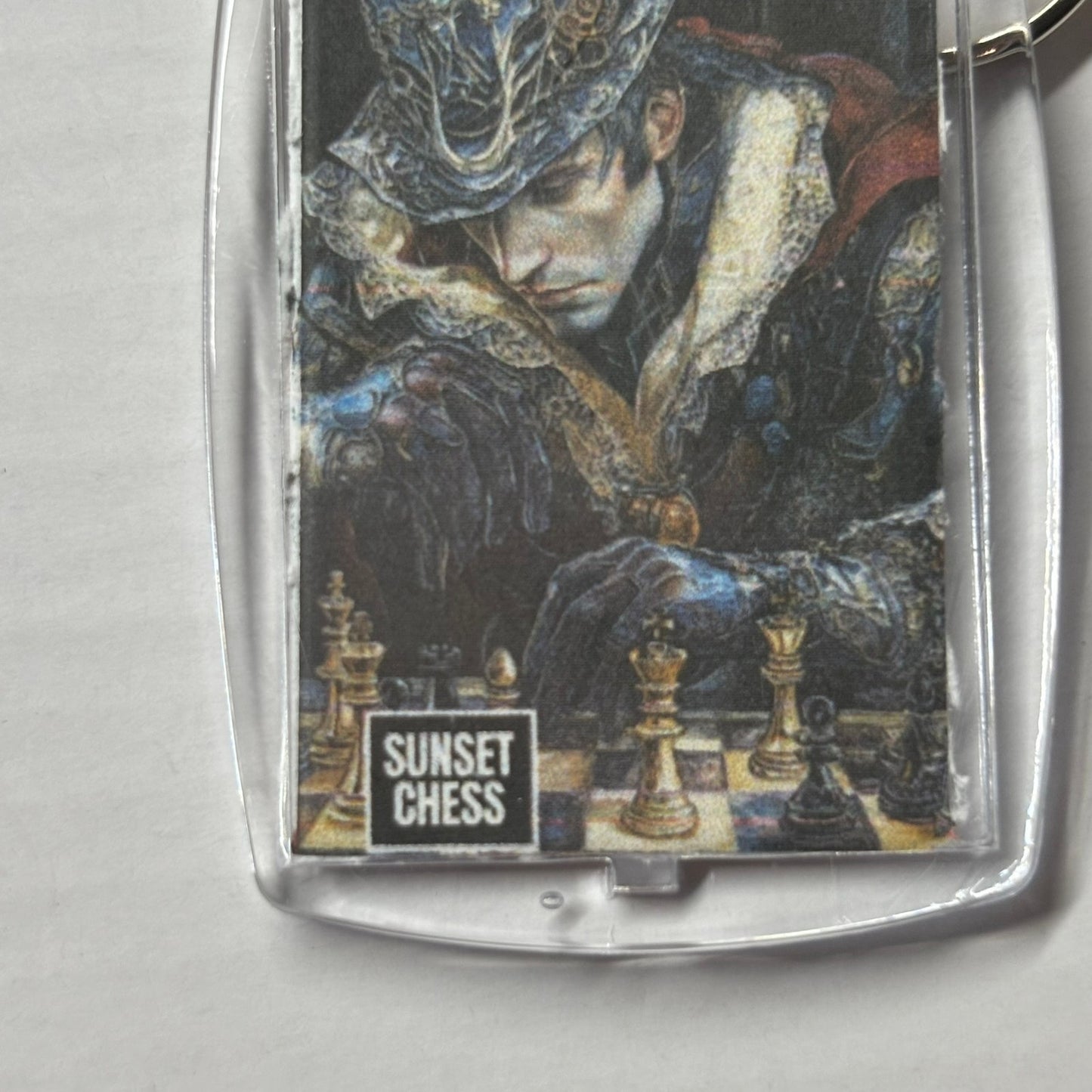 Stoic King - Chess  Photo Keychain