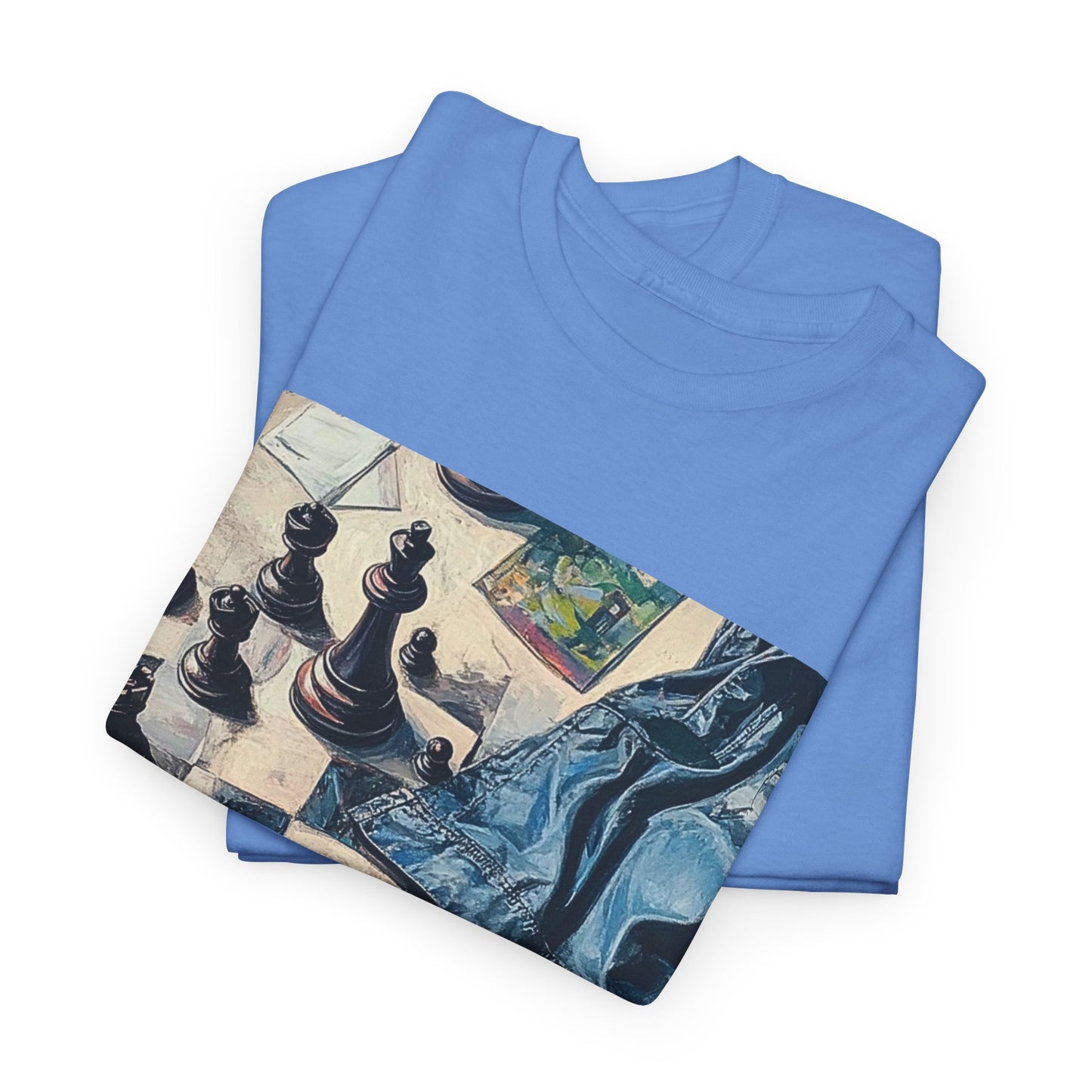 Casual Chess - Carolina Blue Chess T Shirt
