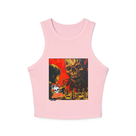 Father Daughter Chess - Women's Pink Chess Tank Top