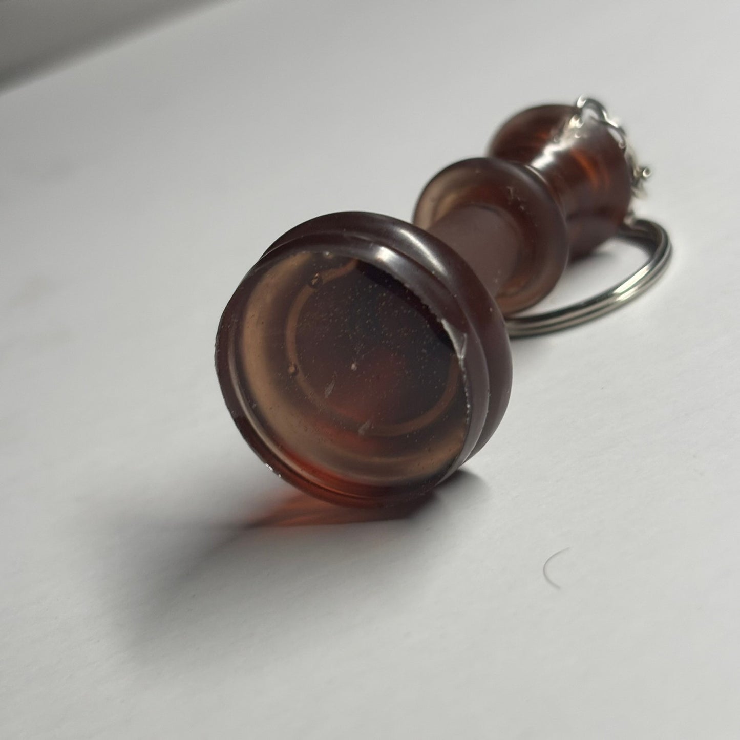 Coffee Brown King - Handmade Resin Keychain
