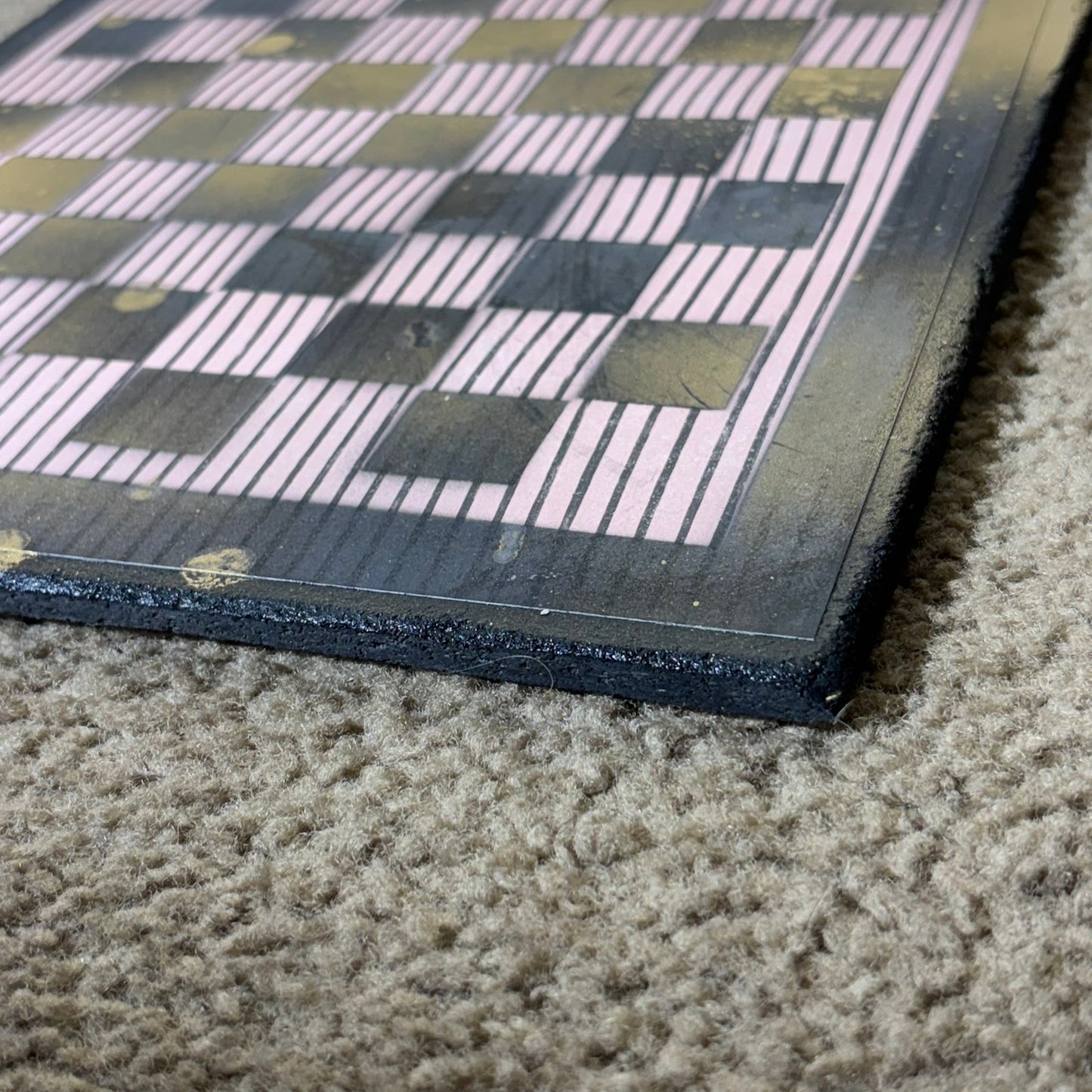 Gold Lining - Scrapbook Chess Board