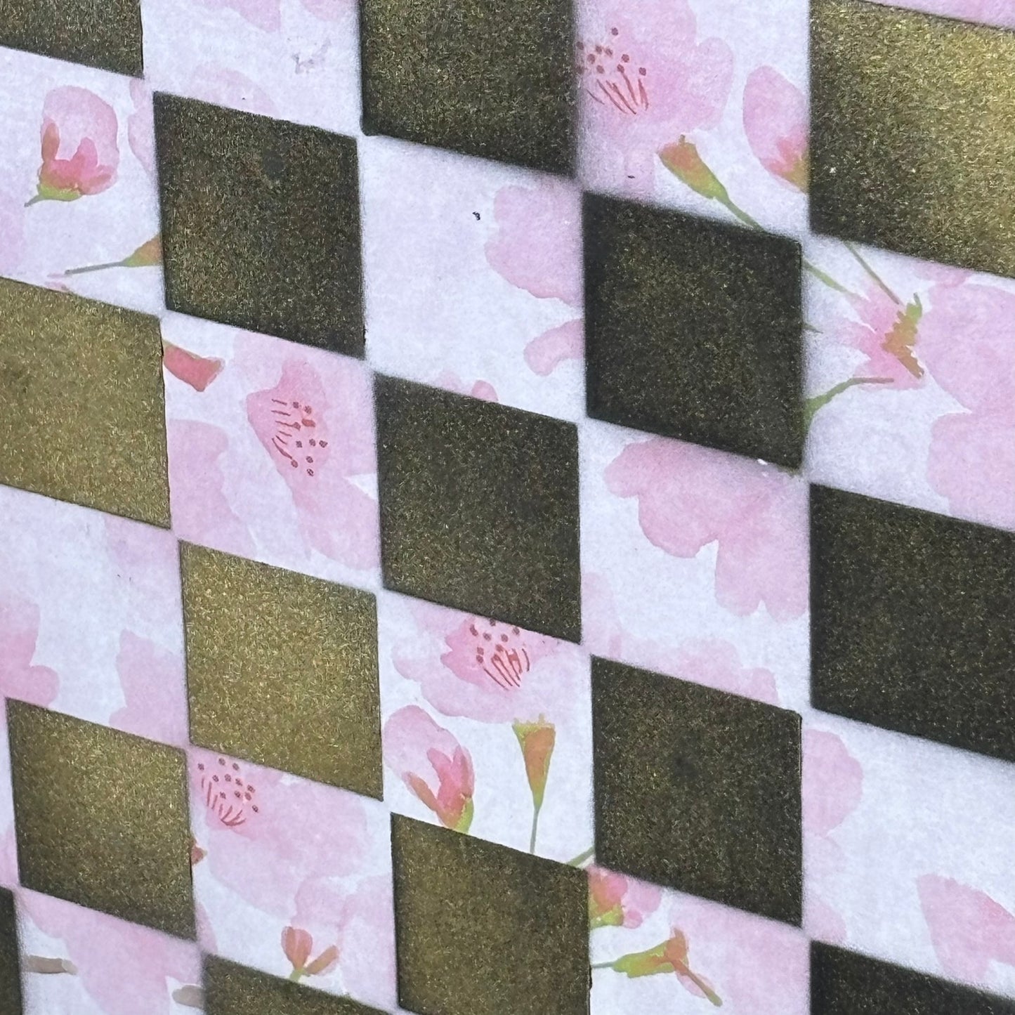 Pink Golden Haze - Scrapbook Chess Board