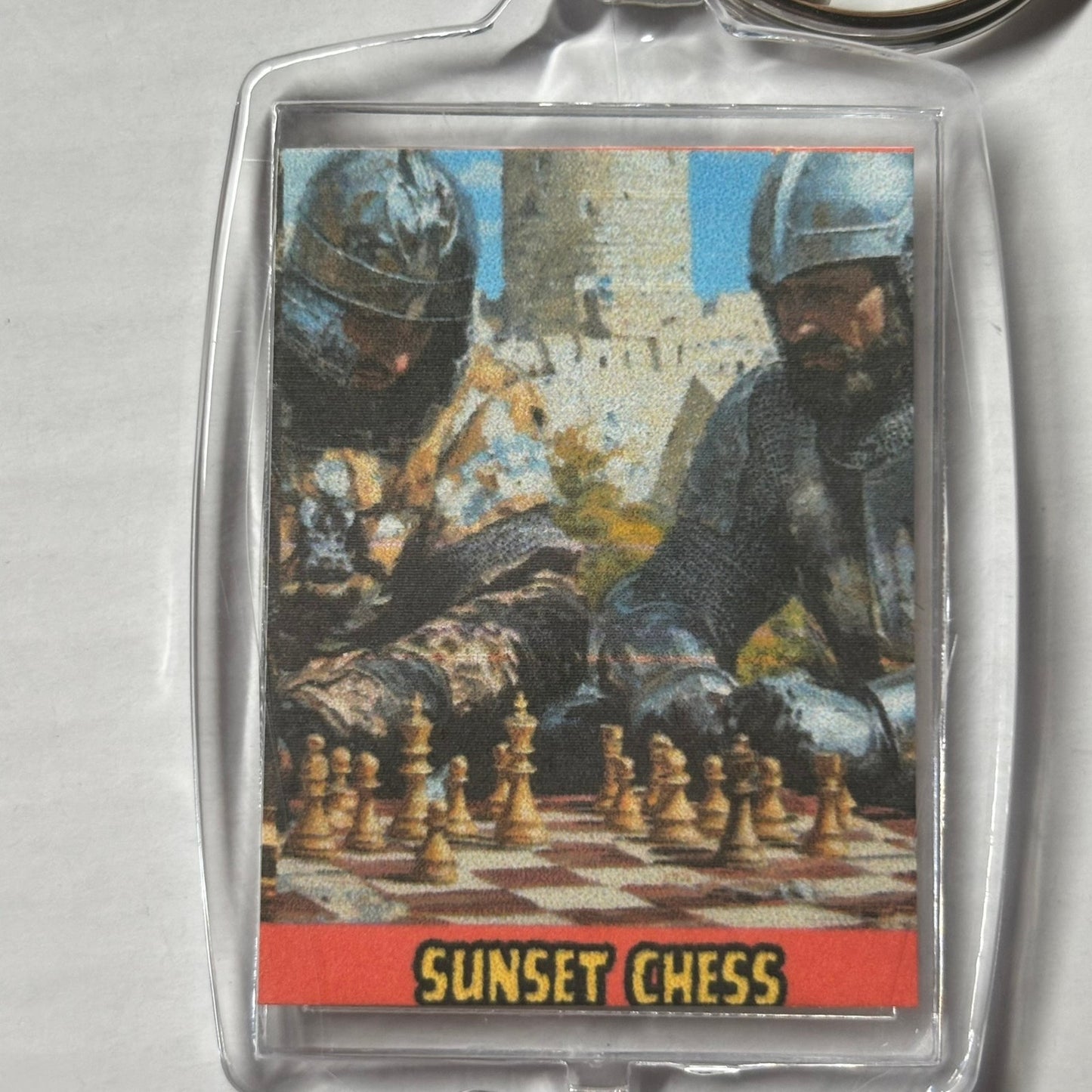 Medieval Warriors - Chess  Photo Keychain