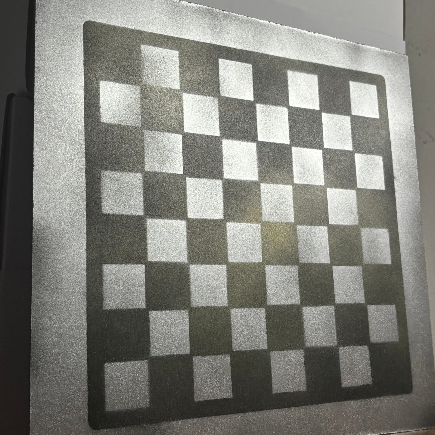 Rustic Green - Painted Chess Board