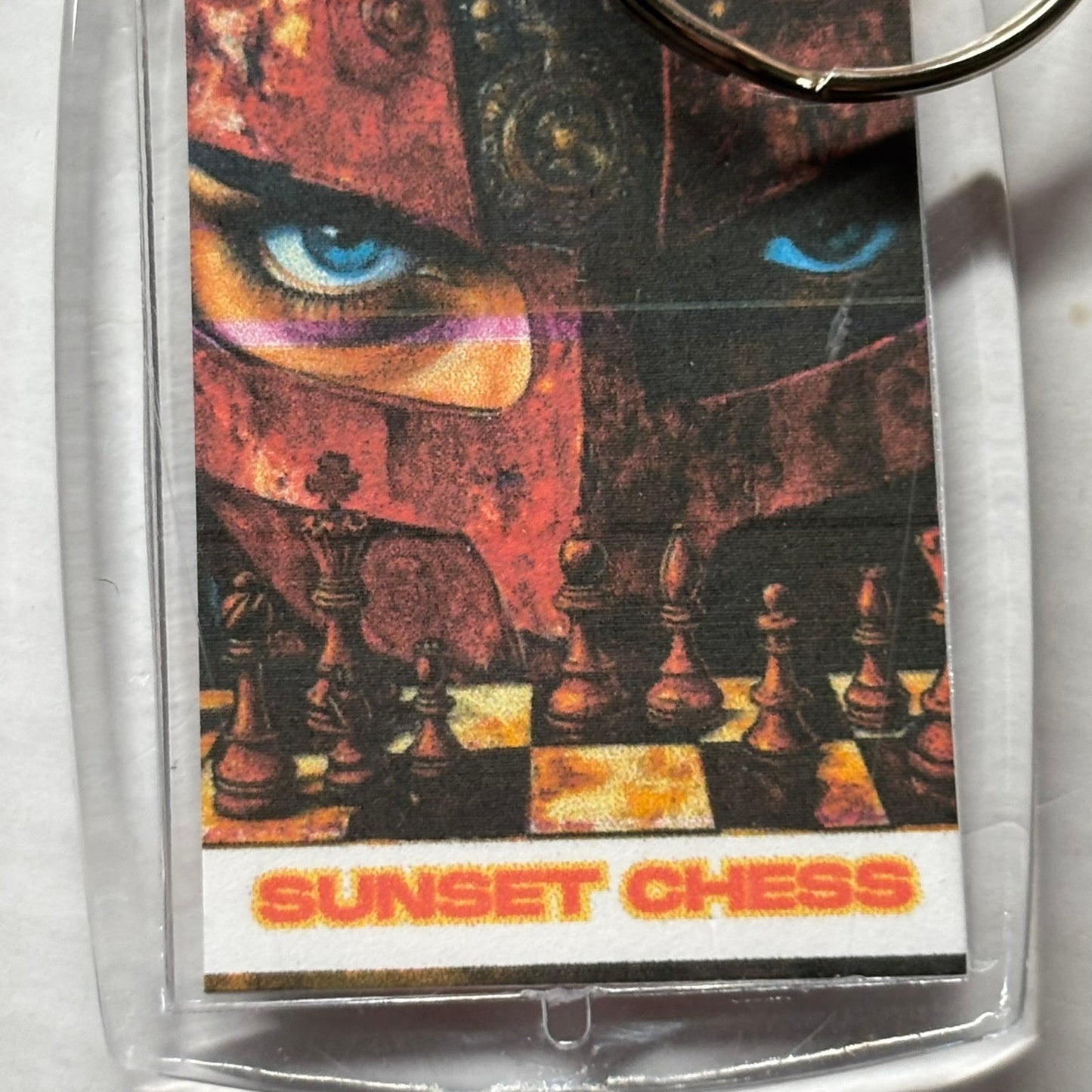 Red Queen - Chess  Photo Keychain