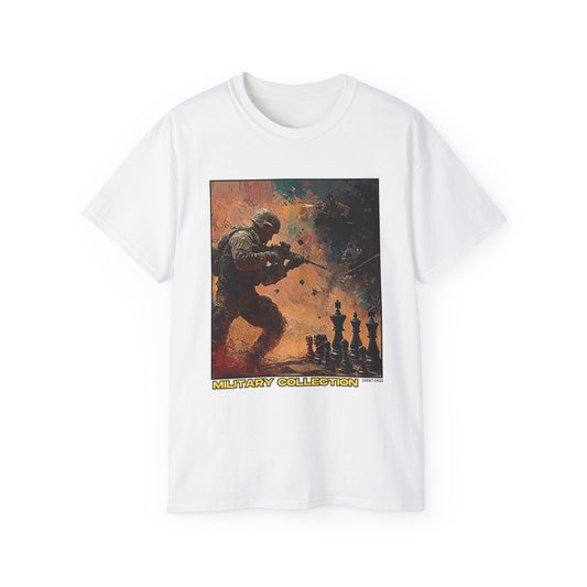 War Never Changes - White Chess T Shirt