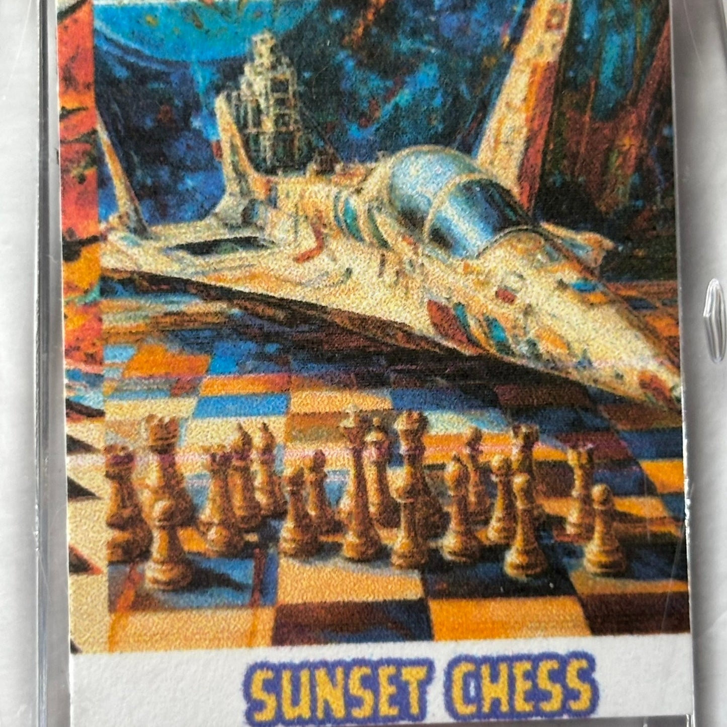 Fighter Jet - Chess  Photo Keychain