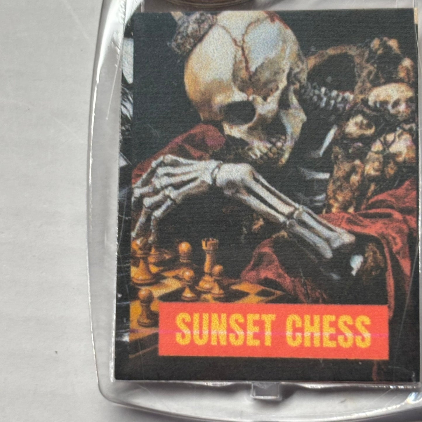 The Dead King - Chess  Photo Keychain
