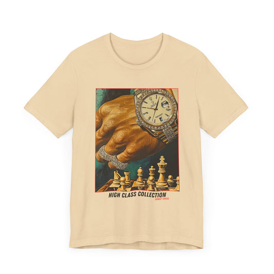 Time Is Chess - Soft Cream Chess T Shirt