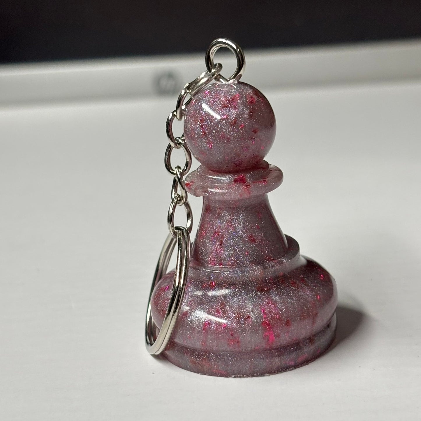 Purple Supreme Pawn - Handmade Resin Keychain - Large Edition
