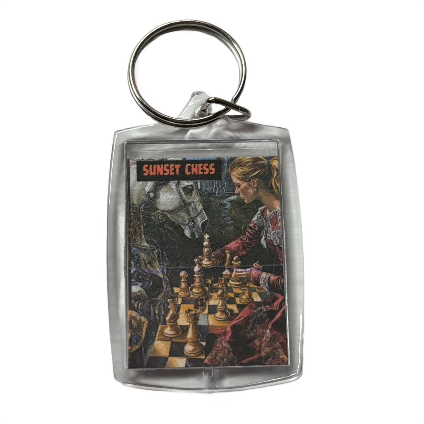 Queens Horse - Chess  Photo Keychain