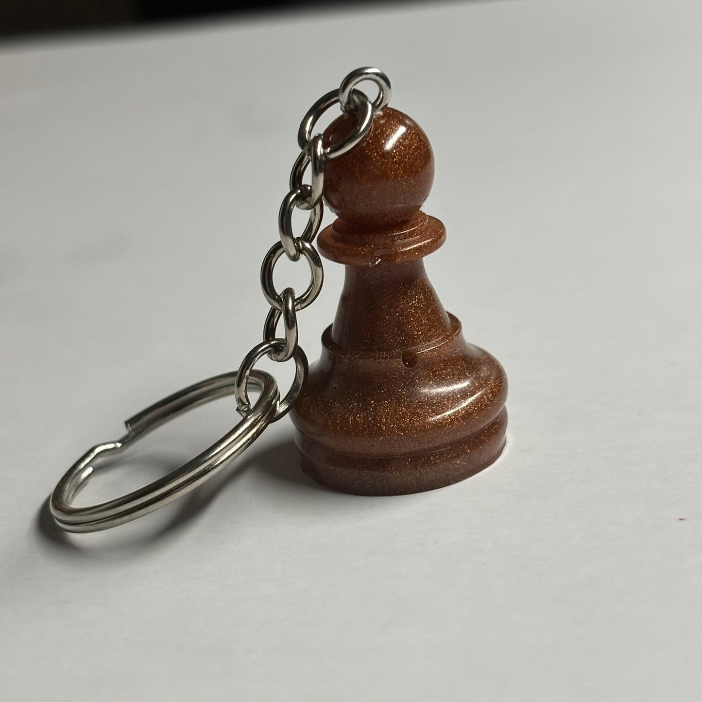 Brown Pawn - Handmade Resin Keychain