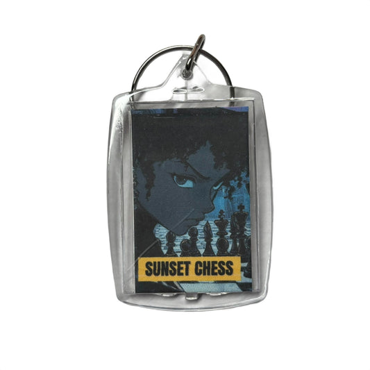 Anime Girl - Chess  Photo Keychain