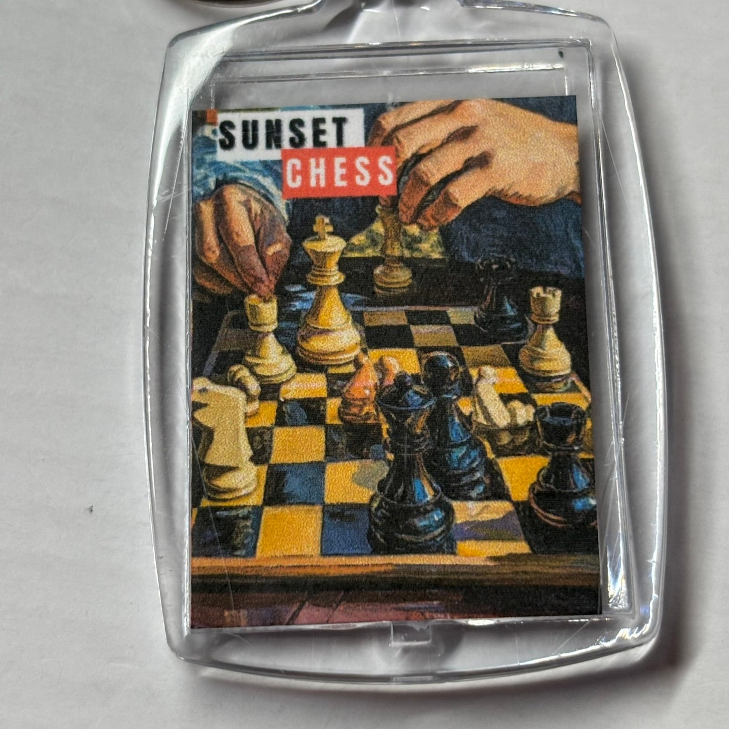 Quick Hands - Chess  Photo Keychain