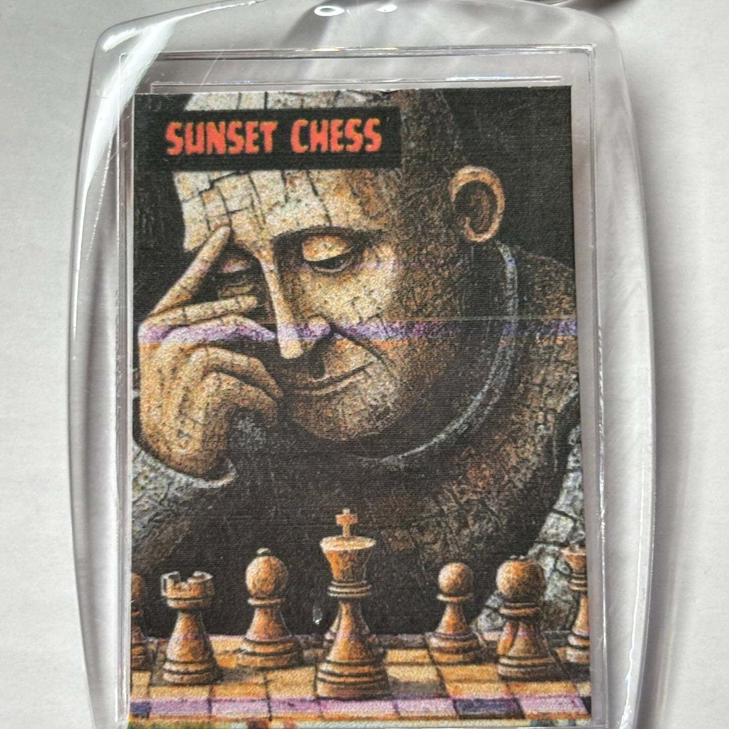 The Blunderer - Chess  Photo Keychain