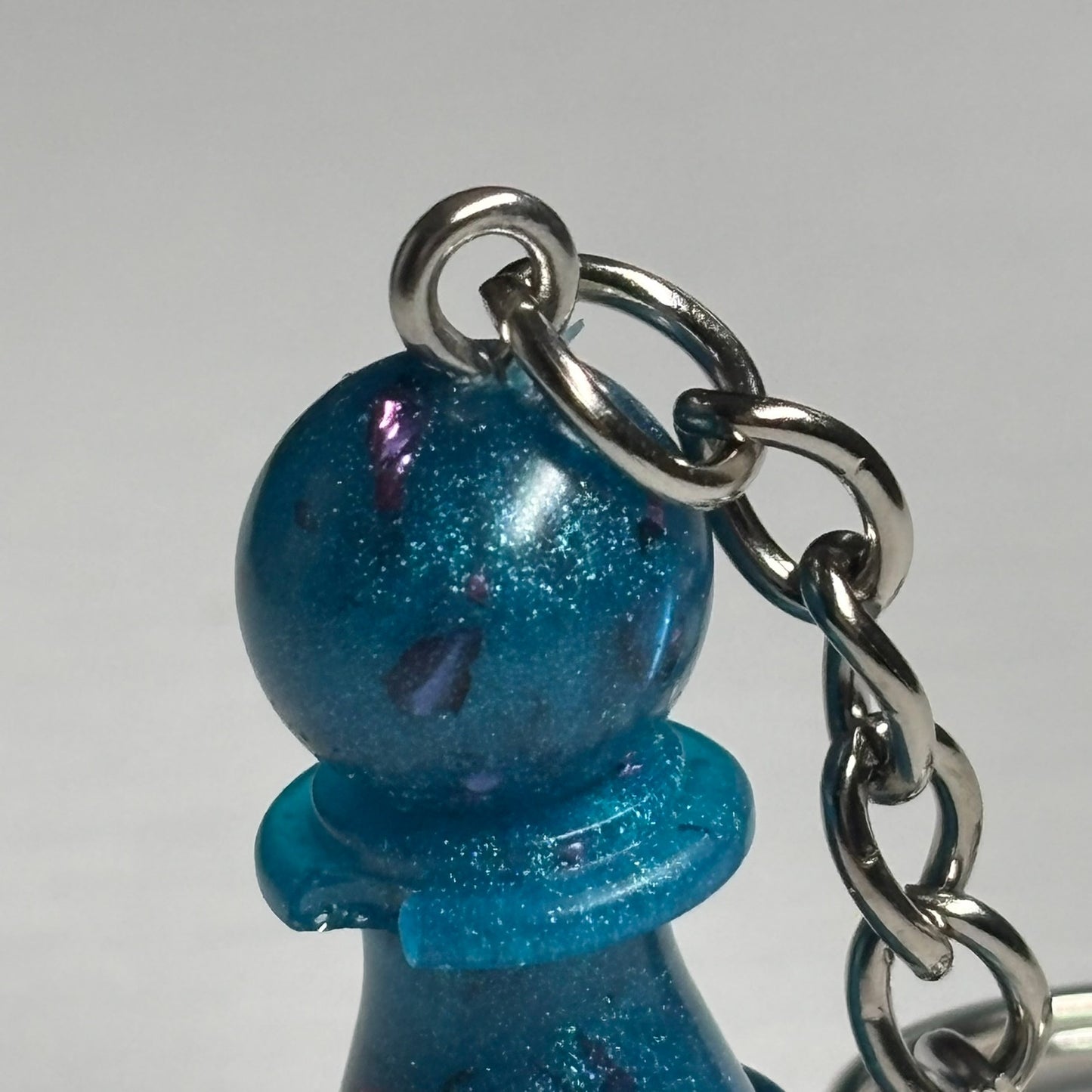 Blue Pawn - Handmade Resin Keychain