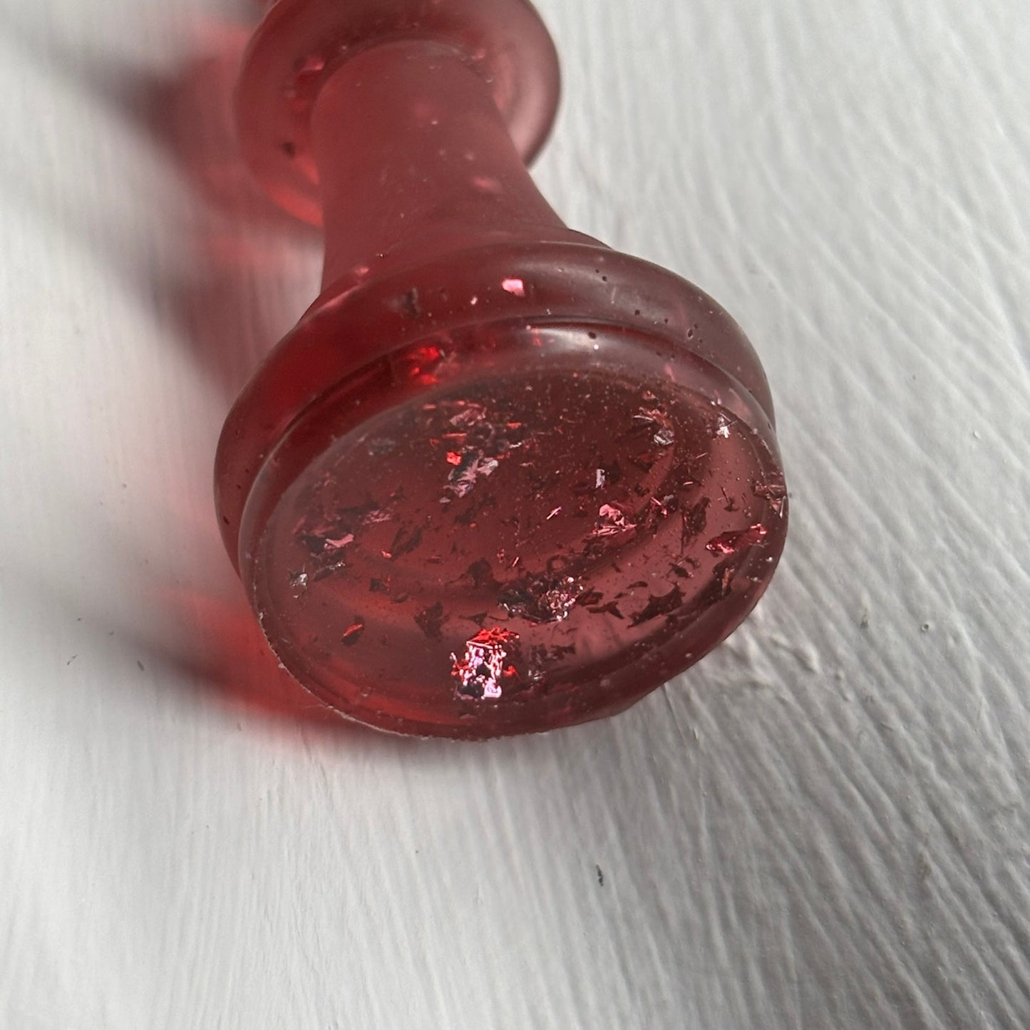 Dark Crystal Red Queen - Handmade Resin Chess Necklace