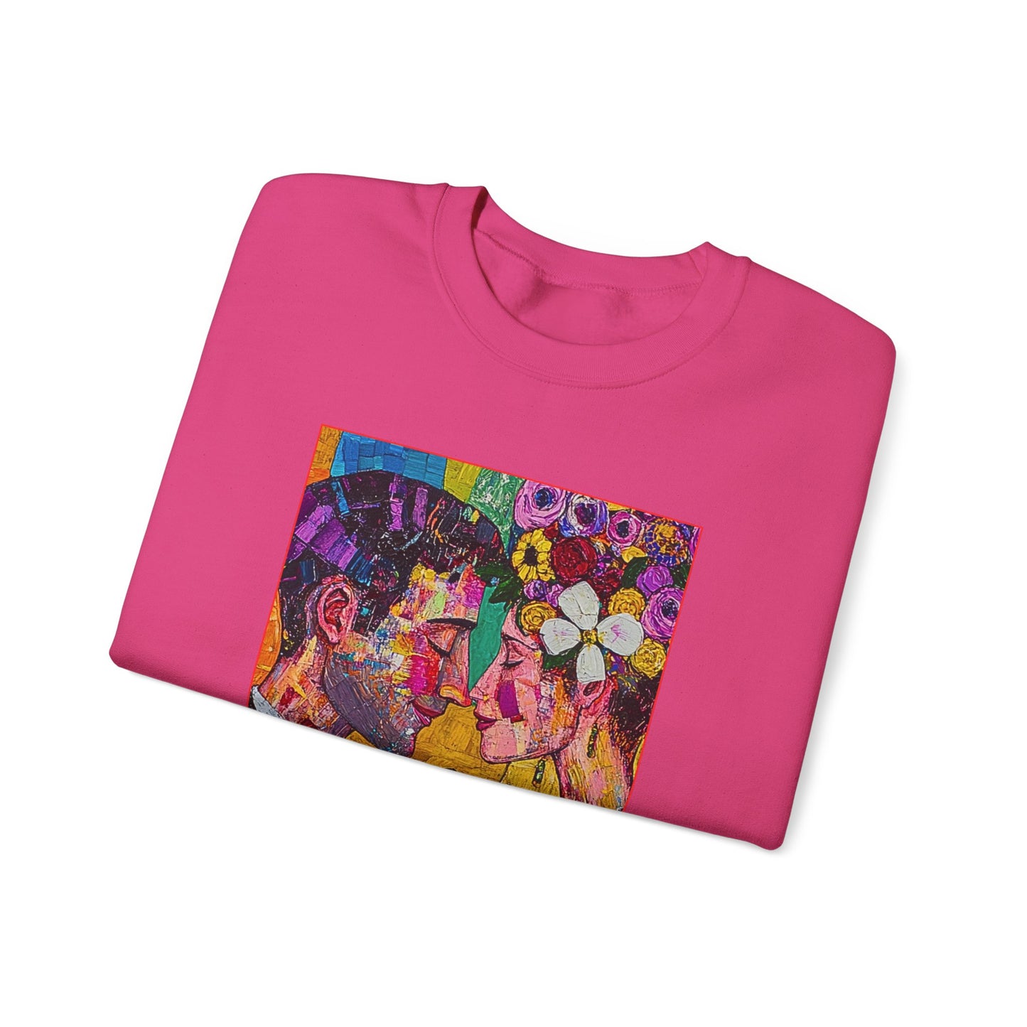 Pink Love - Pink Chess Crewneck Sweater