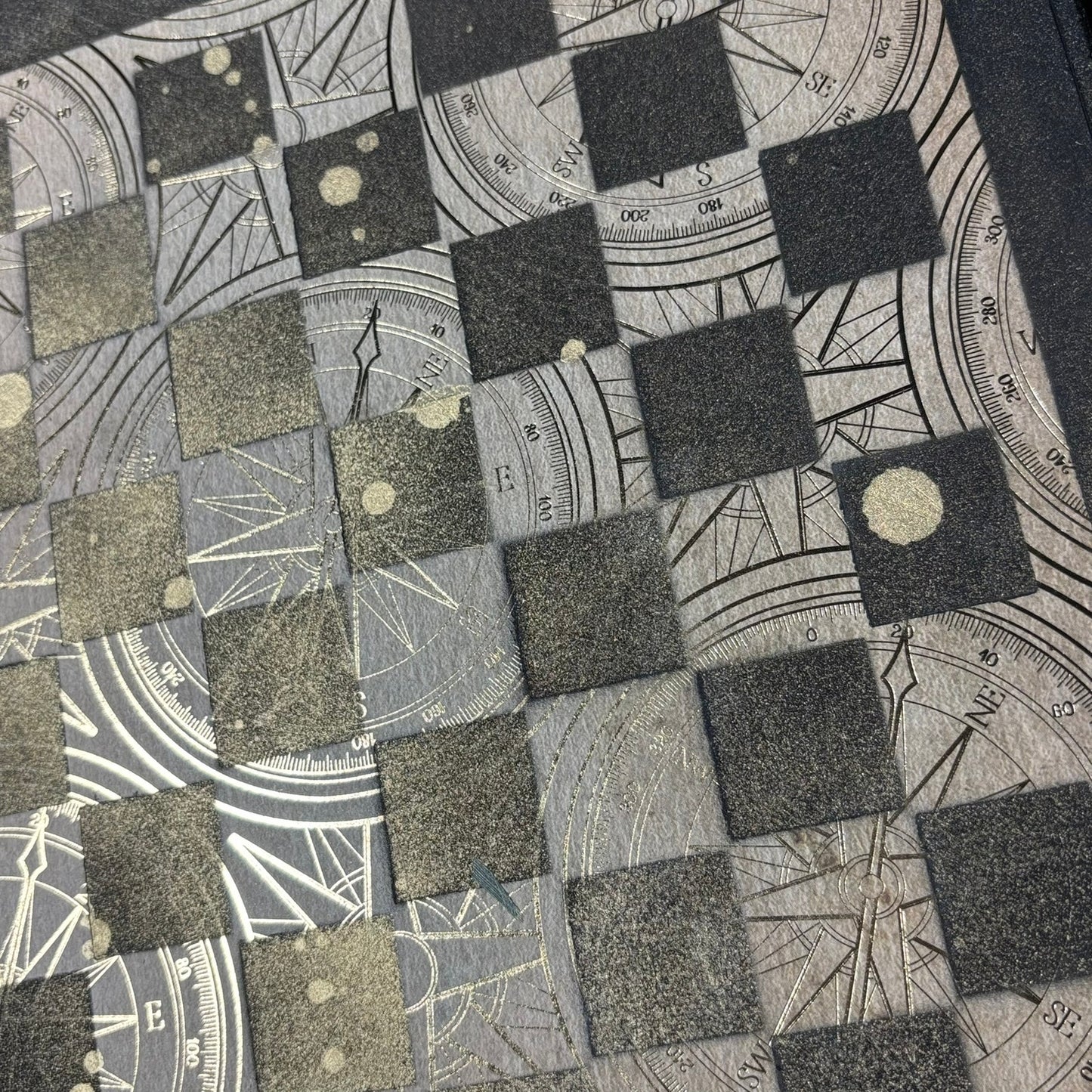 Golden Symbols - Scrapbook Chess Board