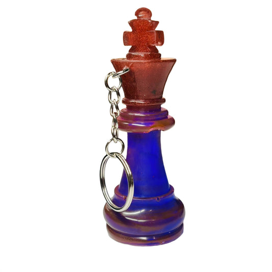 The Translucent King - Handmade Resin Keychain - Large Edition