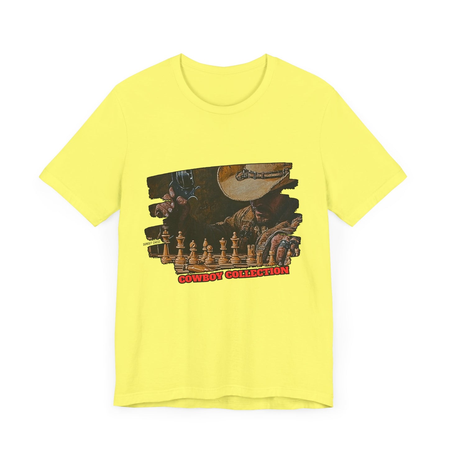 Outlaw - Yellow Chess T Shirt