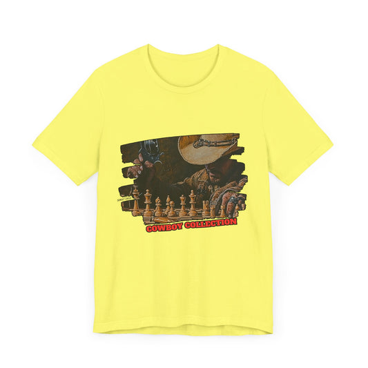 Outlaw - Yellow Chess T Shirt
