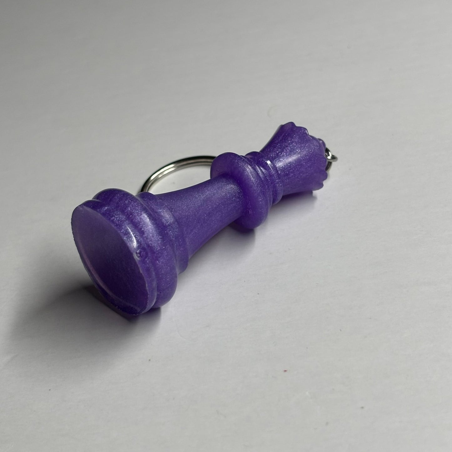Purple Queen - Handmade Resin Keychain