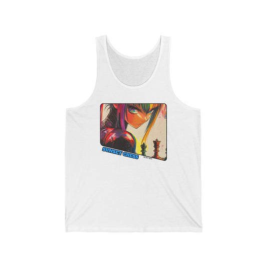 Watch Your Back - White Tank Top