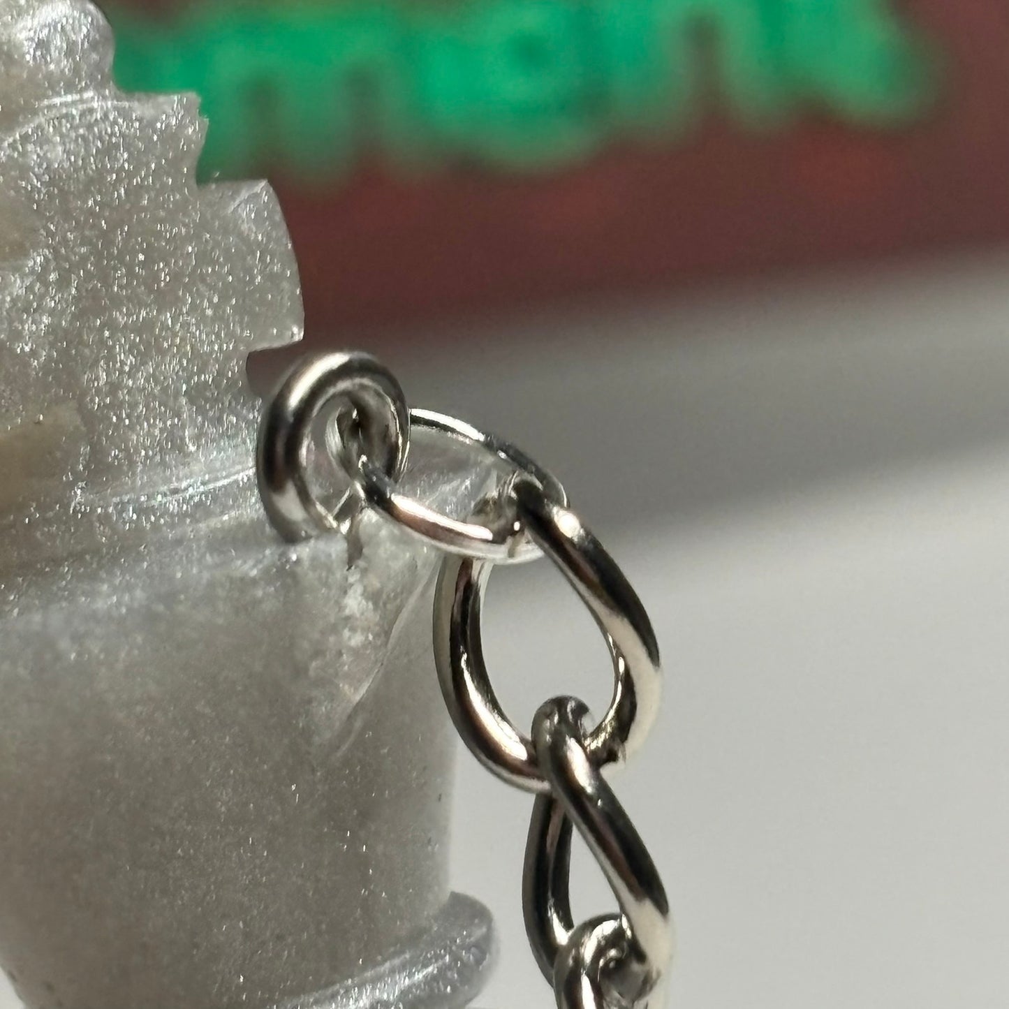 Silver King - Handmade Resin Keychain