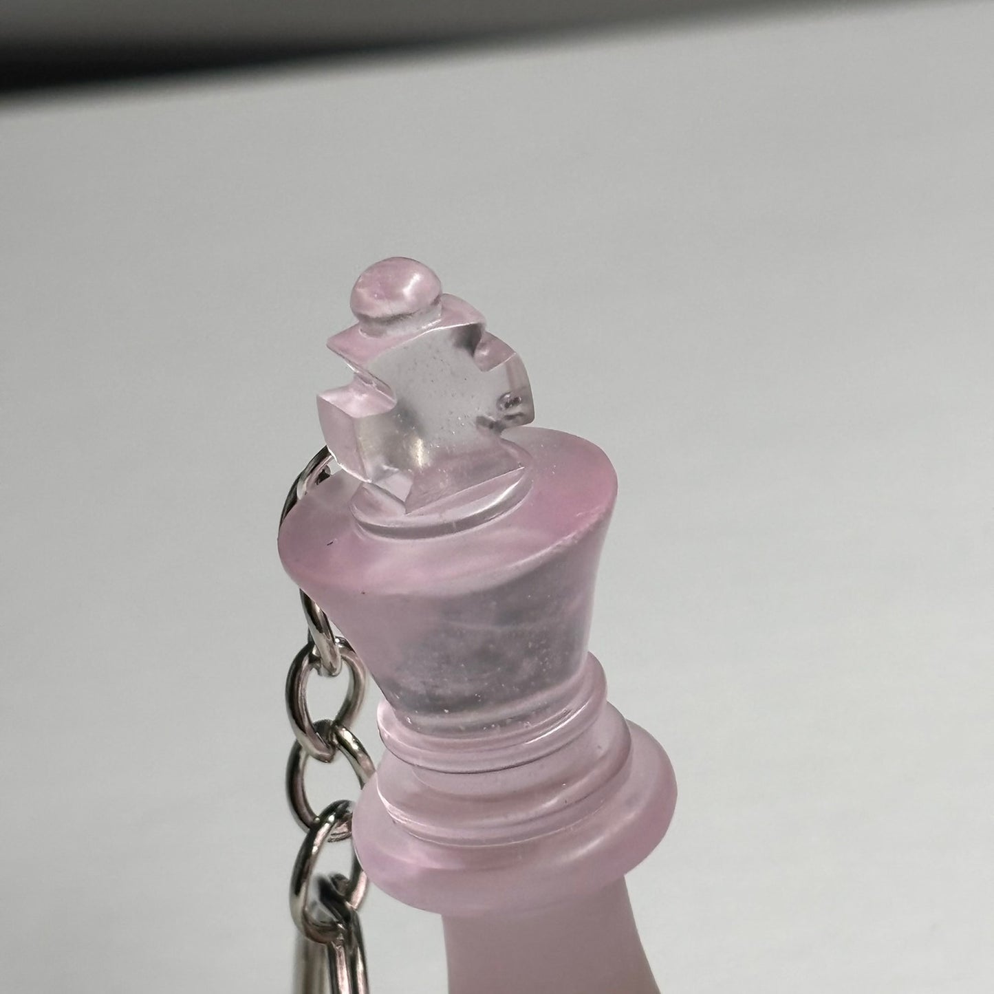Splendid Pink King - Handmade Resin Keychain