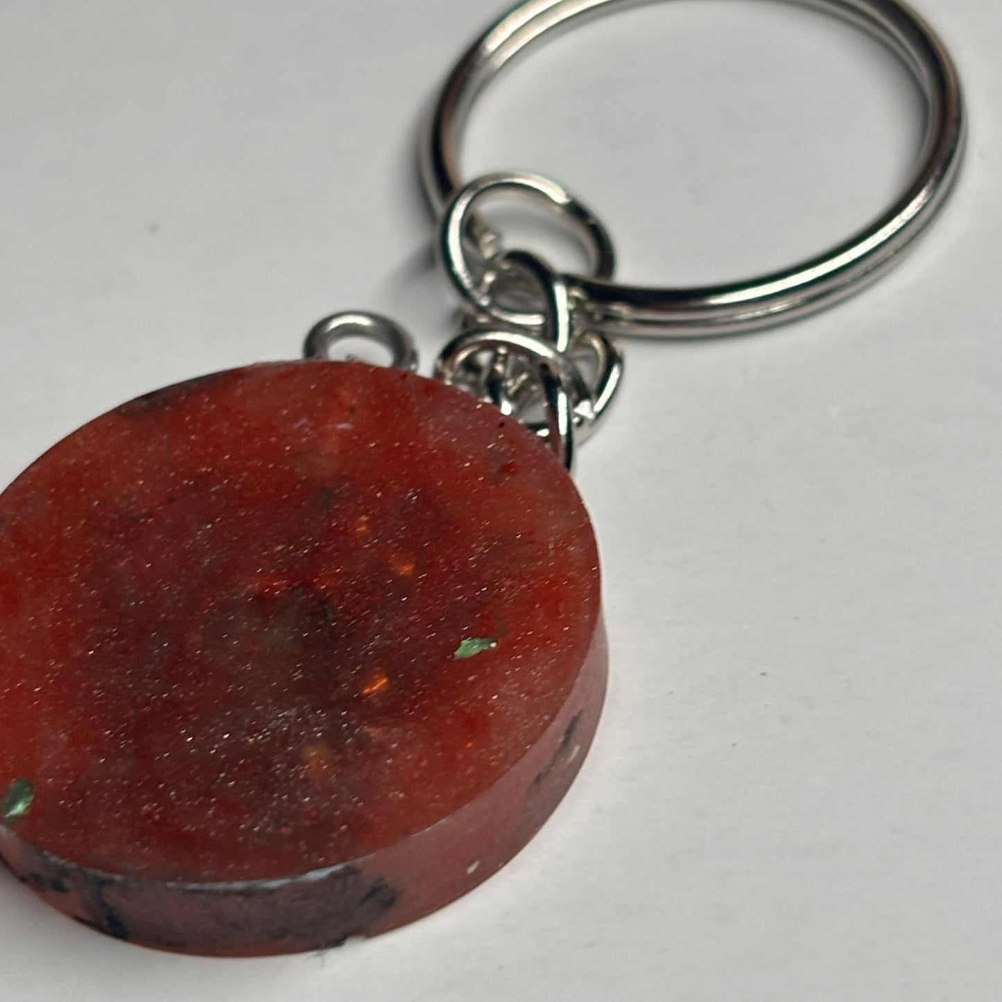 Dark Red Queen - Handmade Resin Keychain