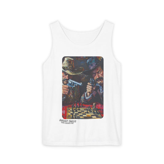 A Chess Shootout - White Tank Top