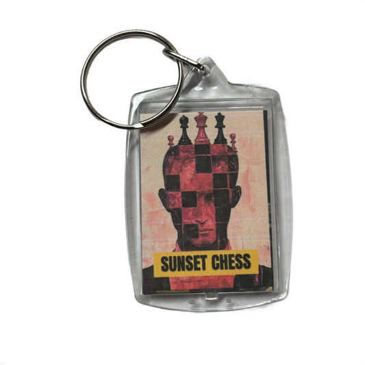 Chess Head - Chess  Photo Keychain