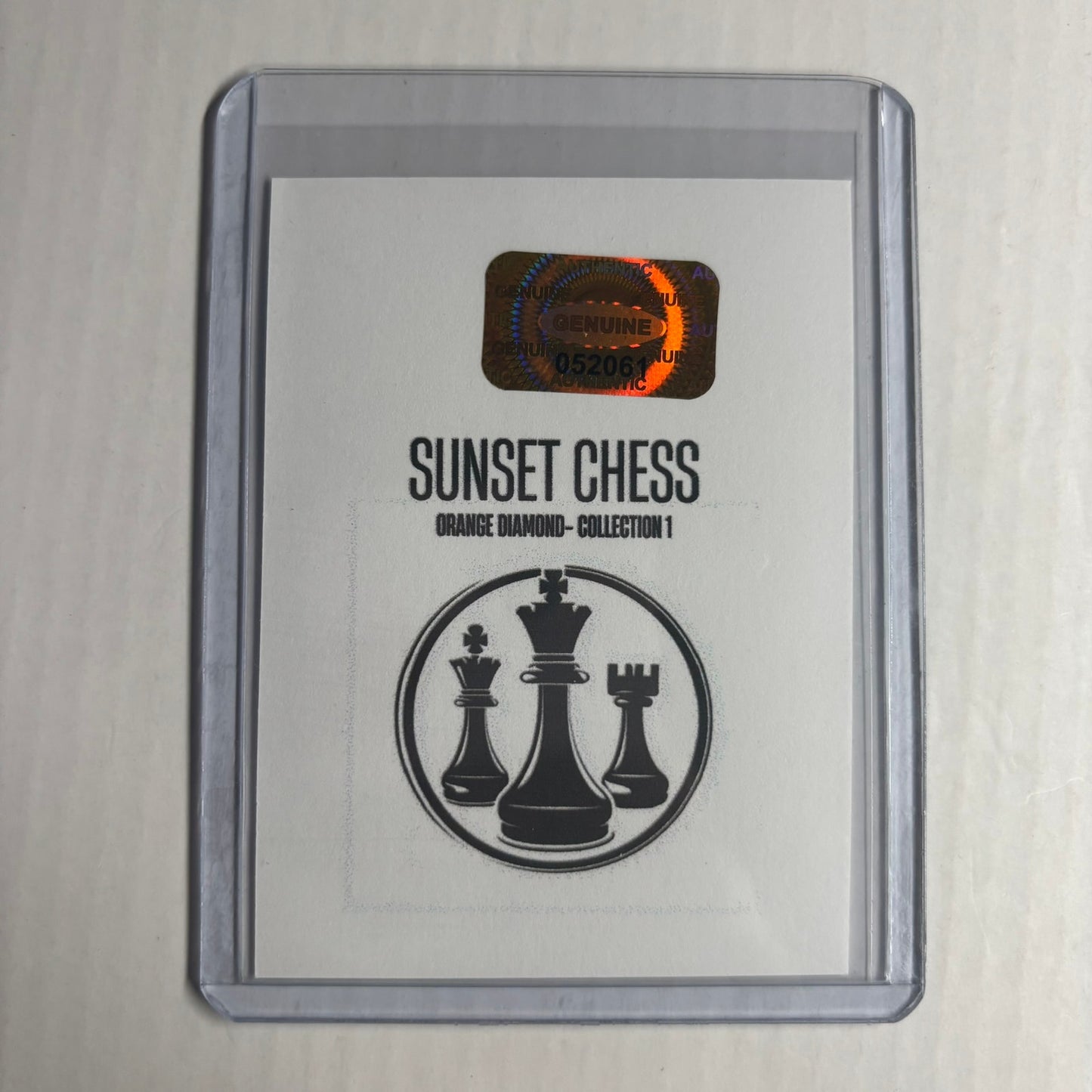 Orange Diamond Collection 1 - Trading Card