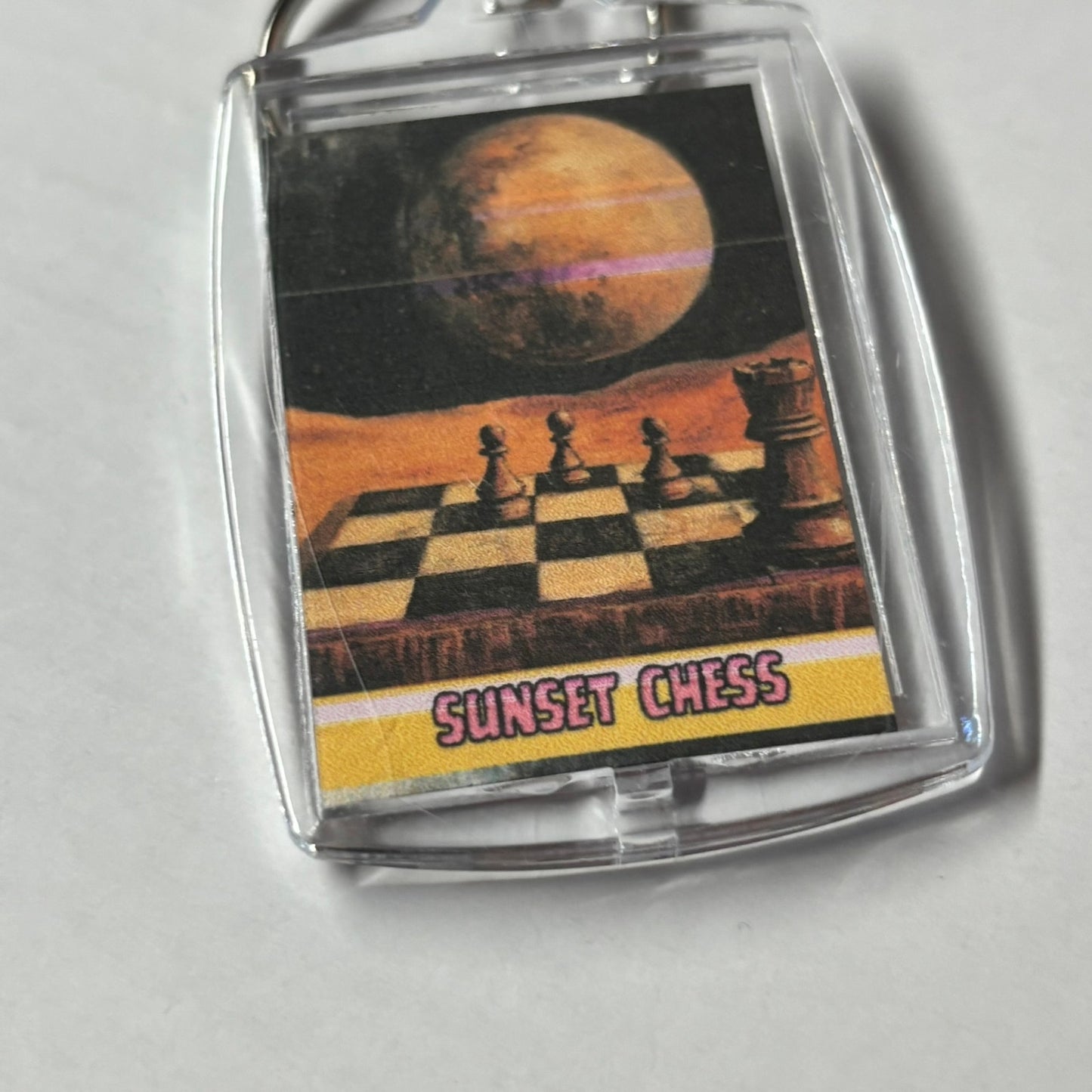 Mars Edition - Chess  Photo Keychain