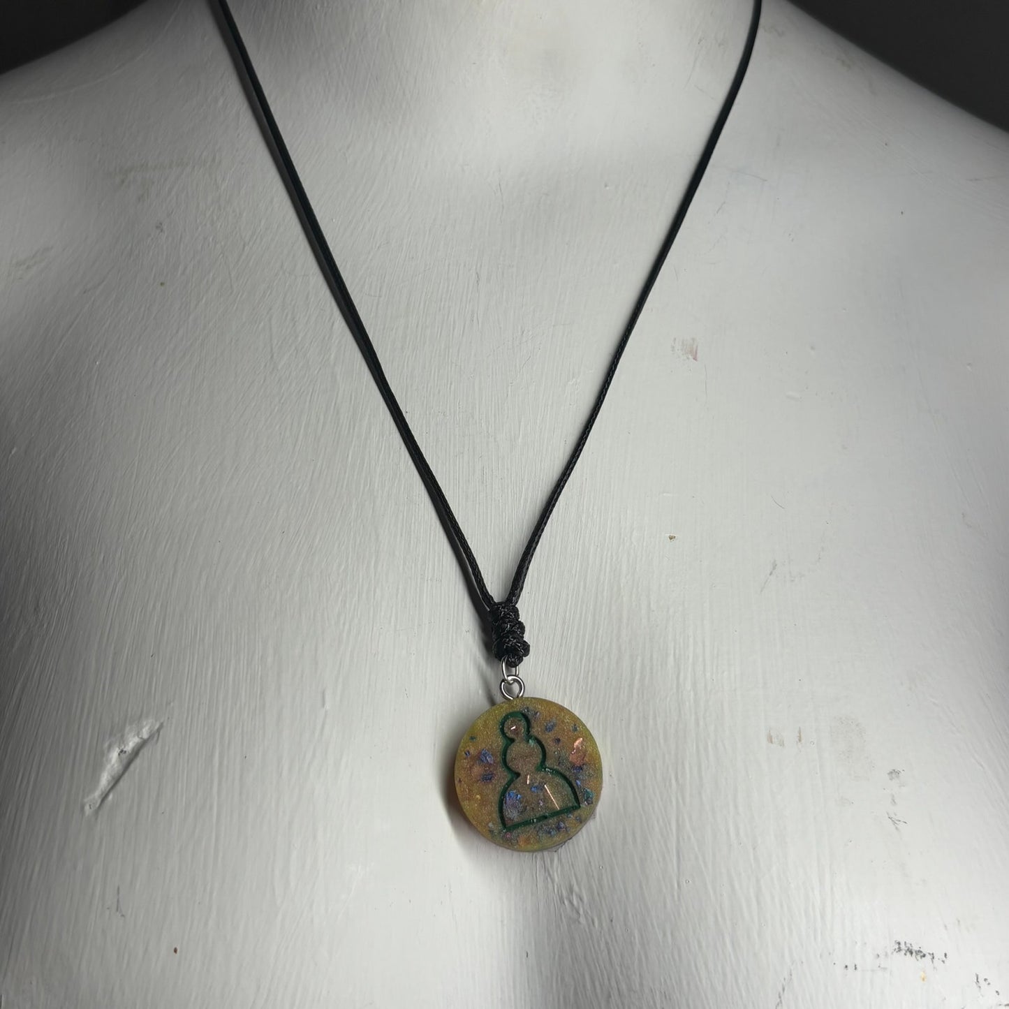 Royal Pawn - Handmade Resin Chess Necklace