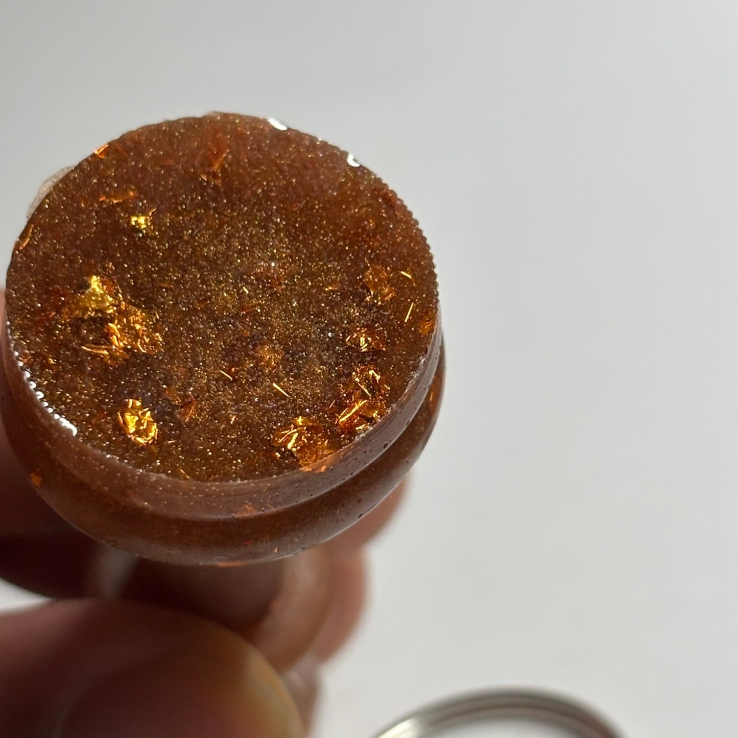 Simple Brown Queen - Handmade Resin Keychain