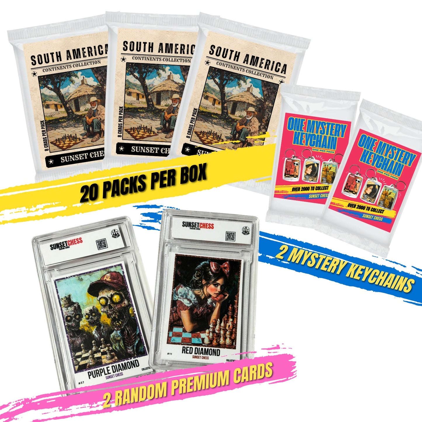South America Edition - Jumbo Box Pack - Chess Trading Cards