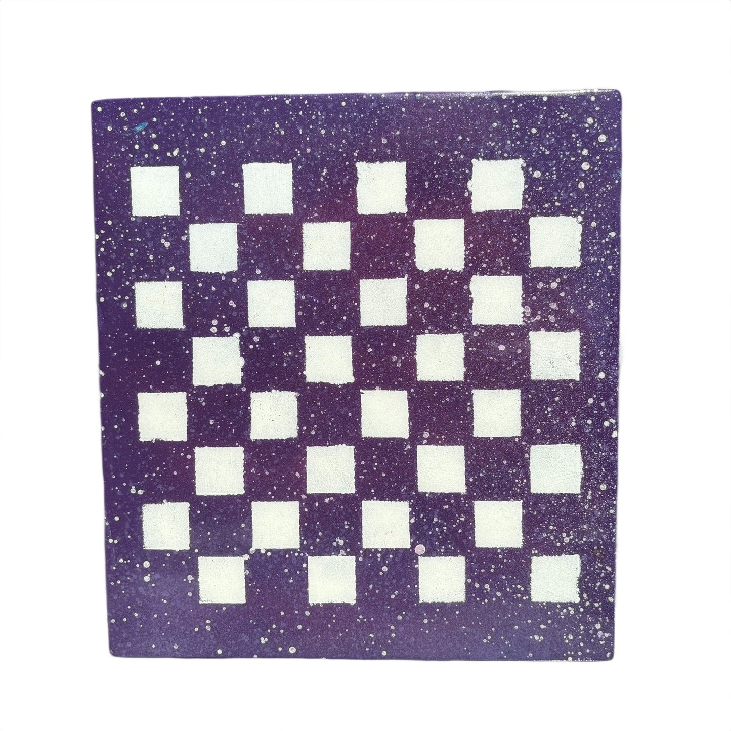 Speckled Purple - Resin Coated Chess Board