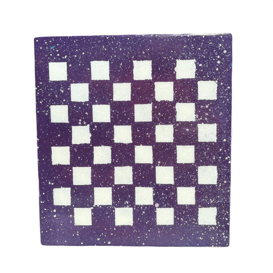 Speckled Purple - Resin Coated Chess Board