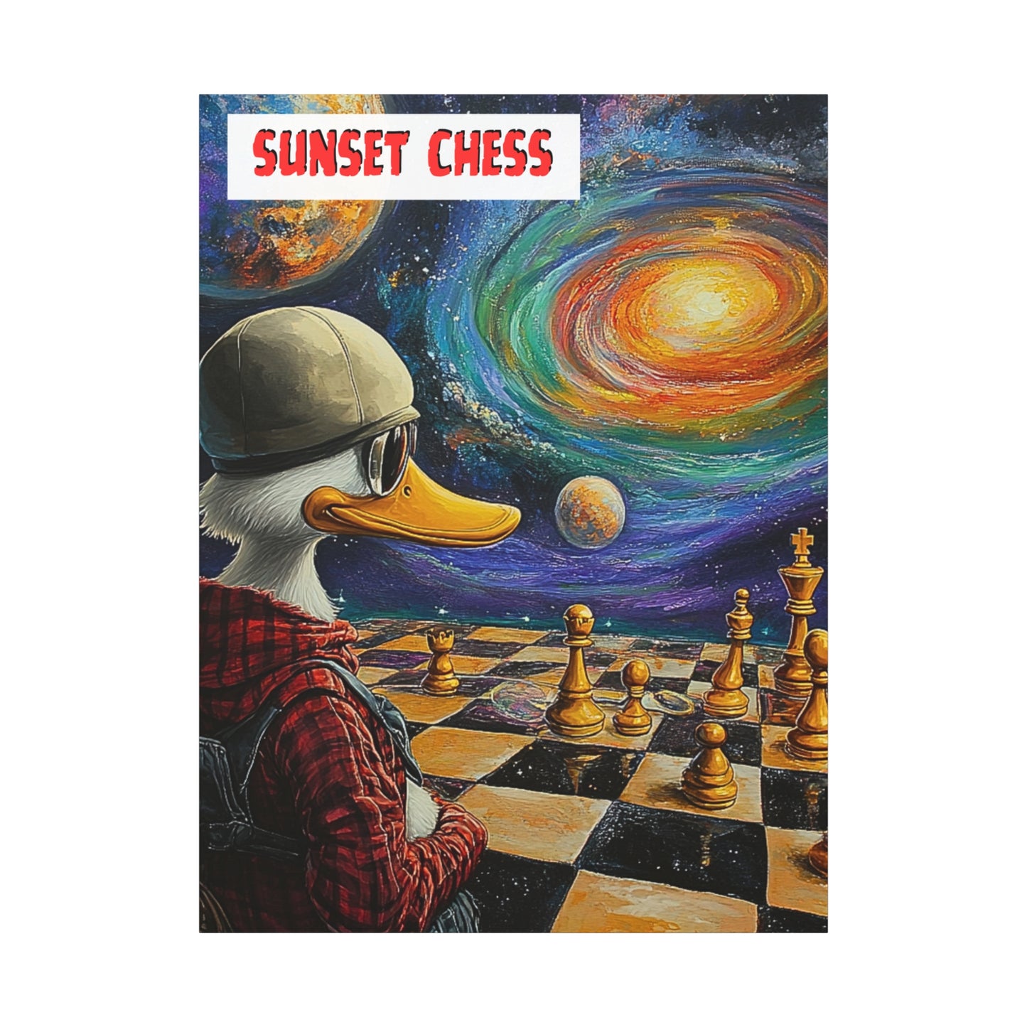 Duck Dynasty - Canvas Chess Print 36"x48"