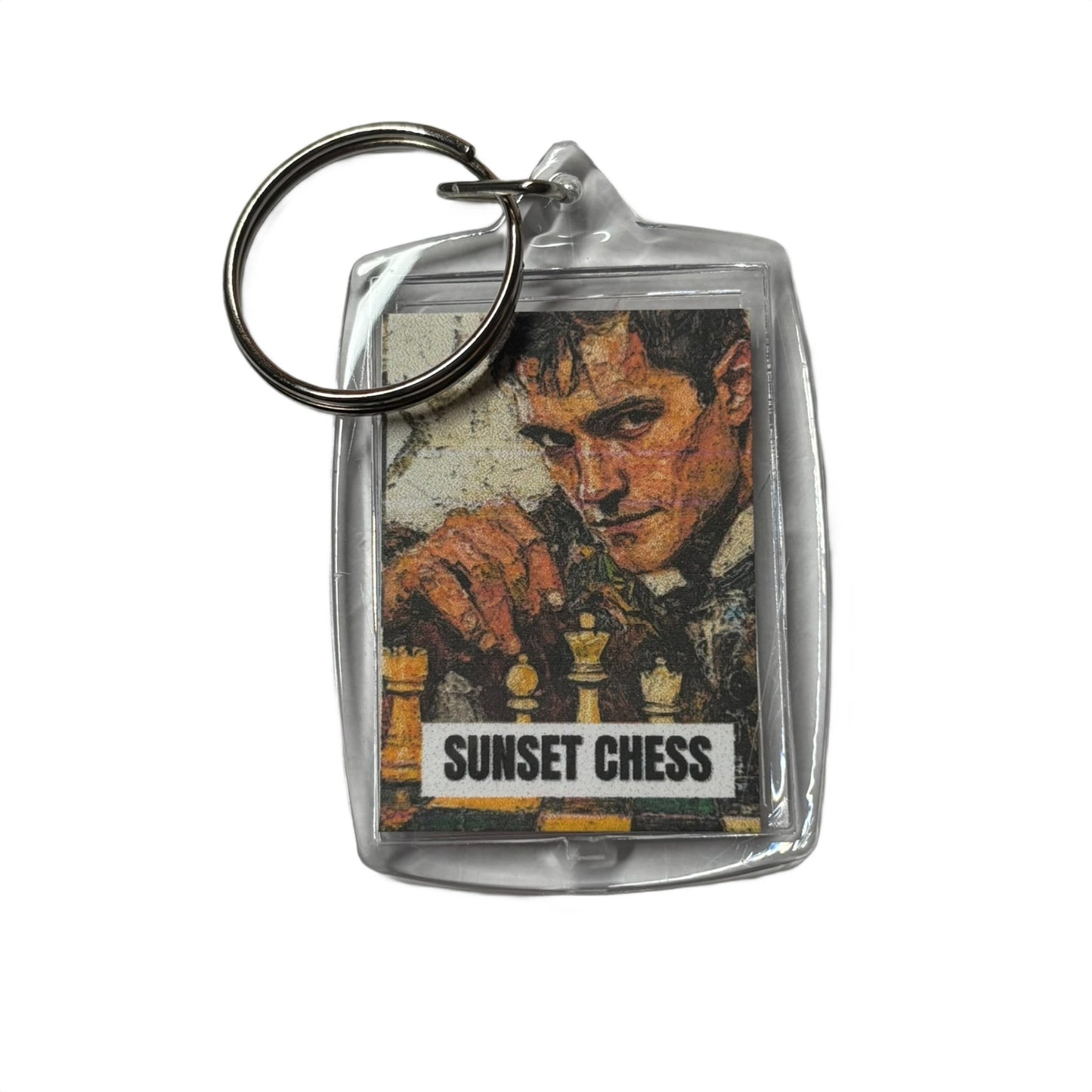 The Look - Chess  Photo Keychain