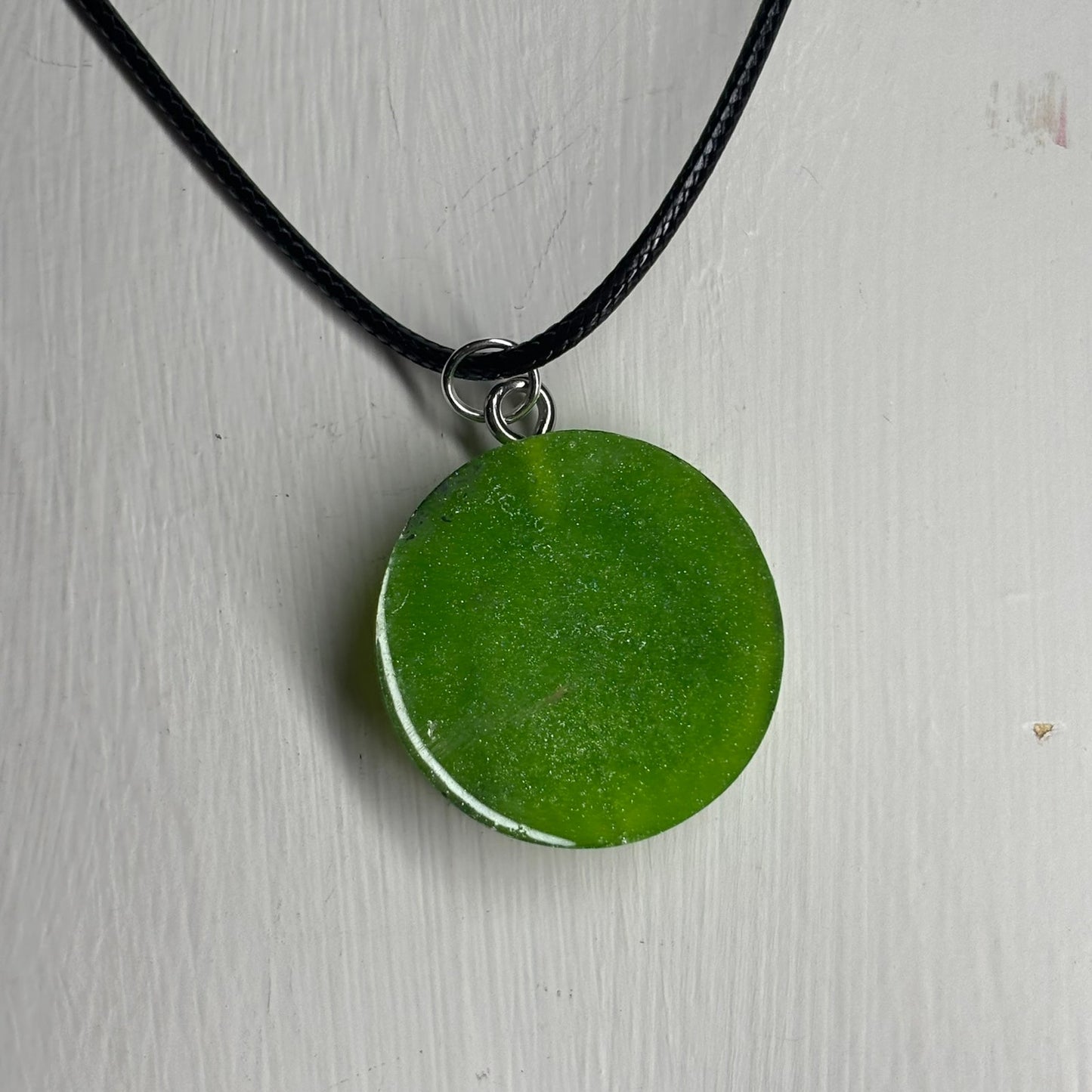 Green Knight - Handmade Resin Chess Necklace